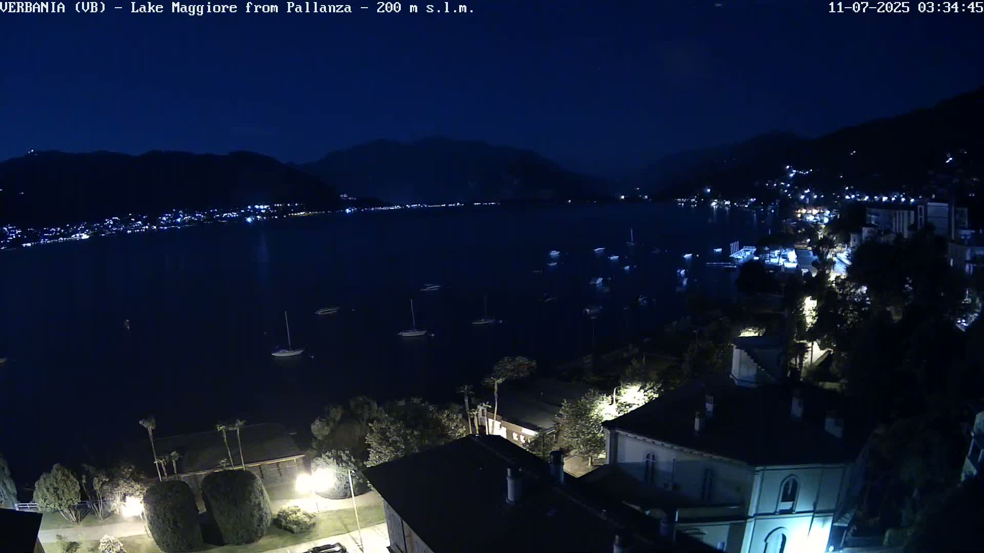 Verbania, Maggiore Lake Live Cam - Verbano-Cusio-Ossola, Piedmont, Italy