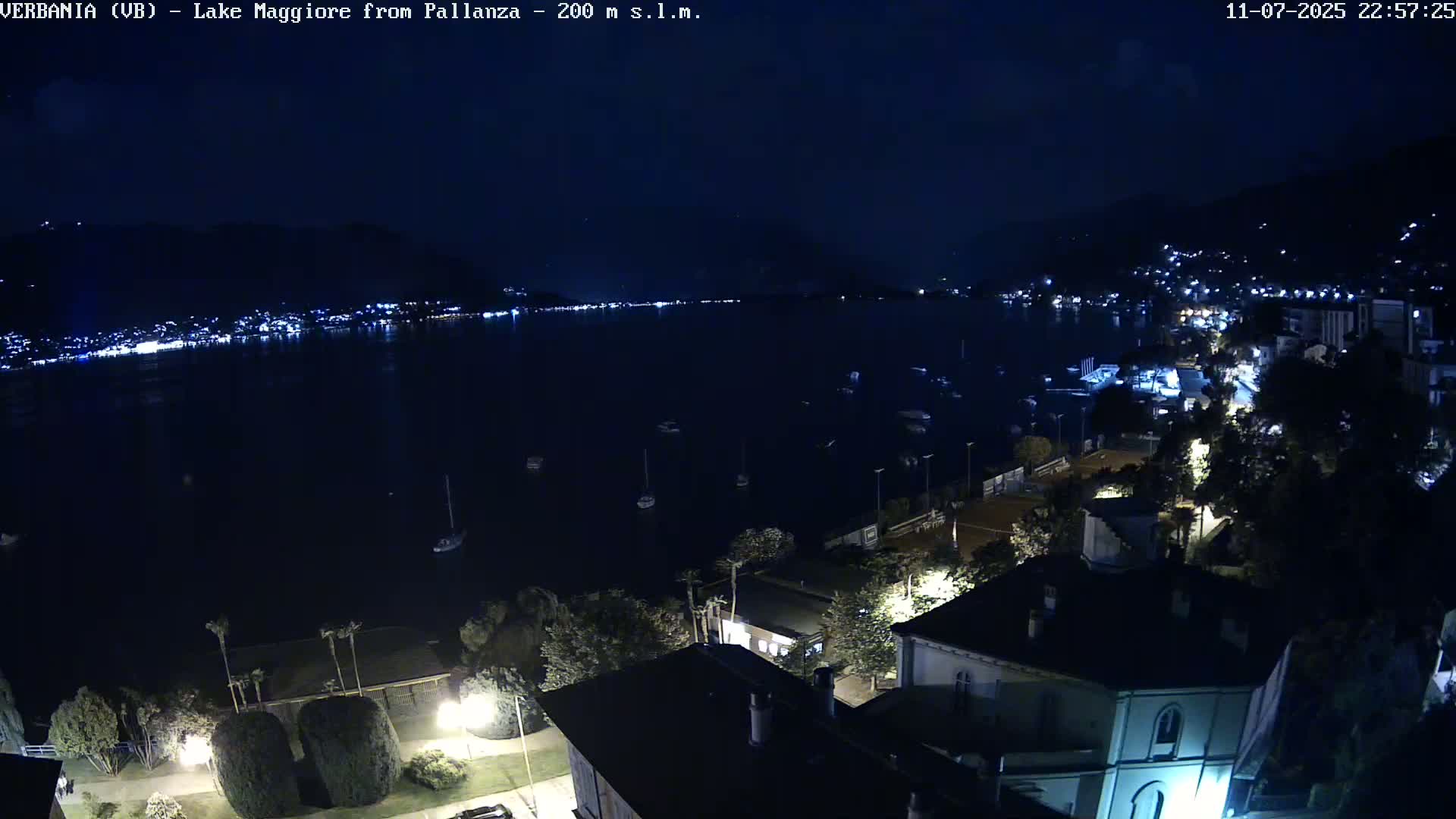 Verbania, Maggiore Lake Live Cam - Verbano-Cusio-Ossola, Piedmont, Italy