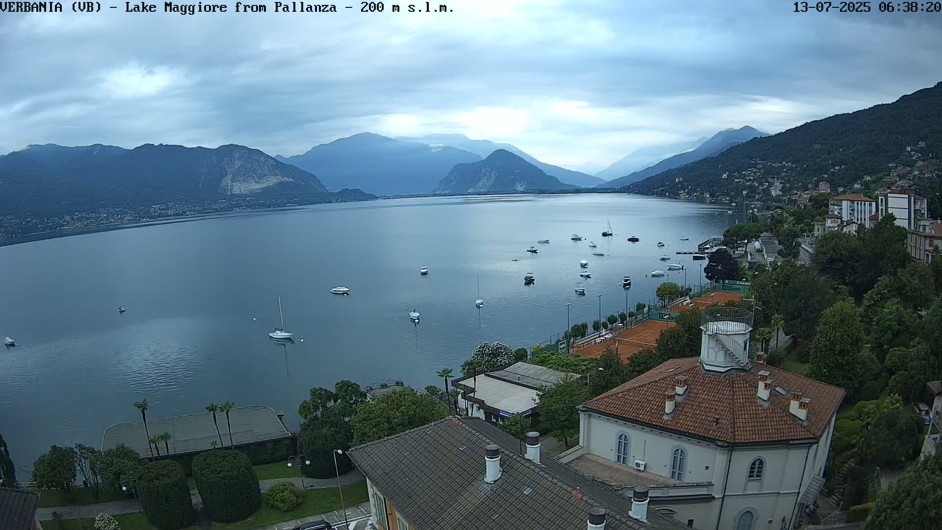 Verbania, Maggiore Lake Live Cam - Verbano-Cusio-Ossola, Piedmont, Italy