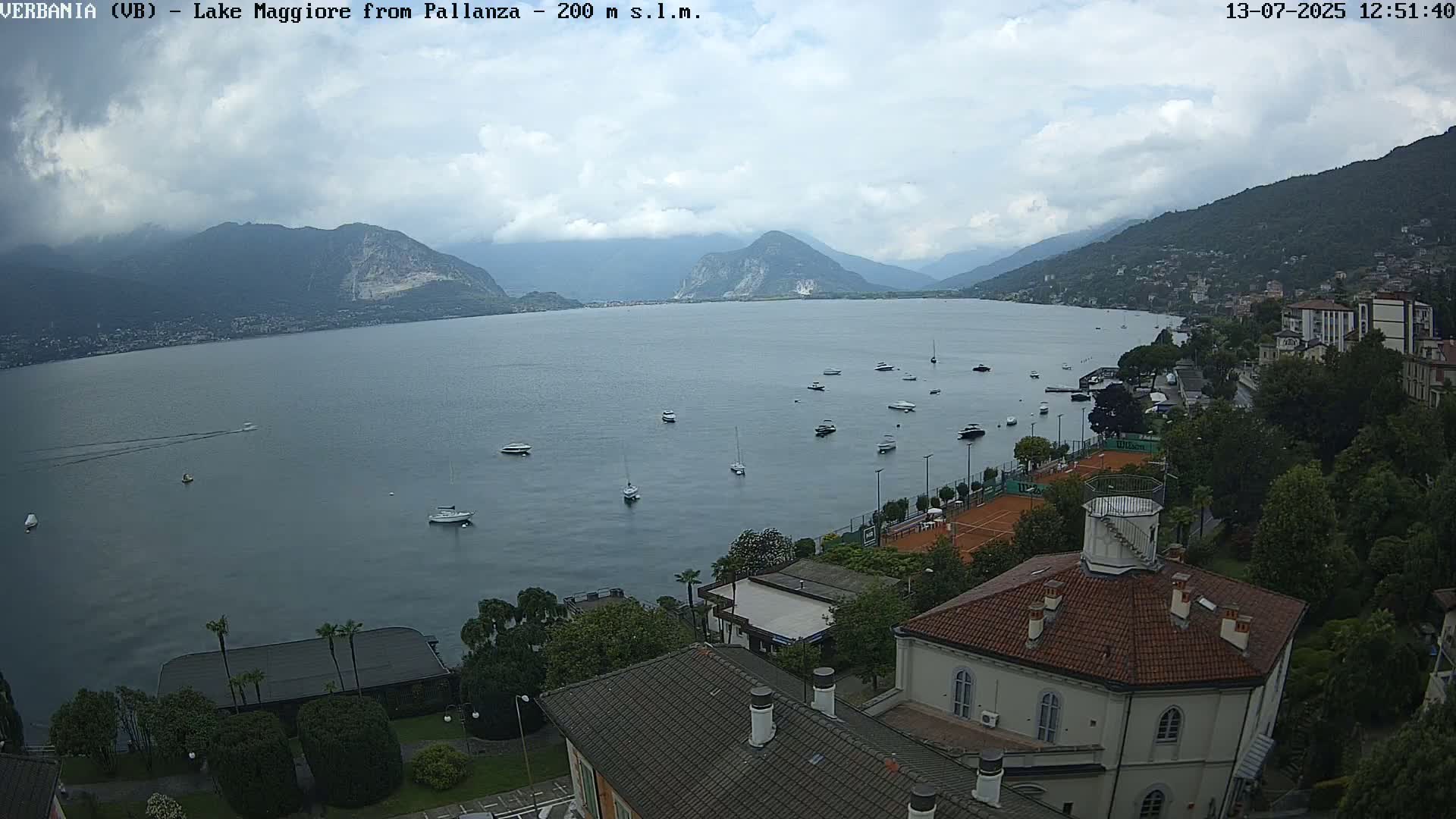 Verbania, Maggiore Lake Live Cam - Verbano-Cusio-Ossola, Piedmont, Italy