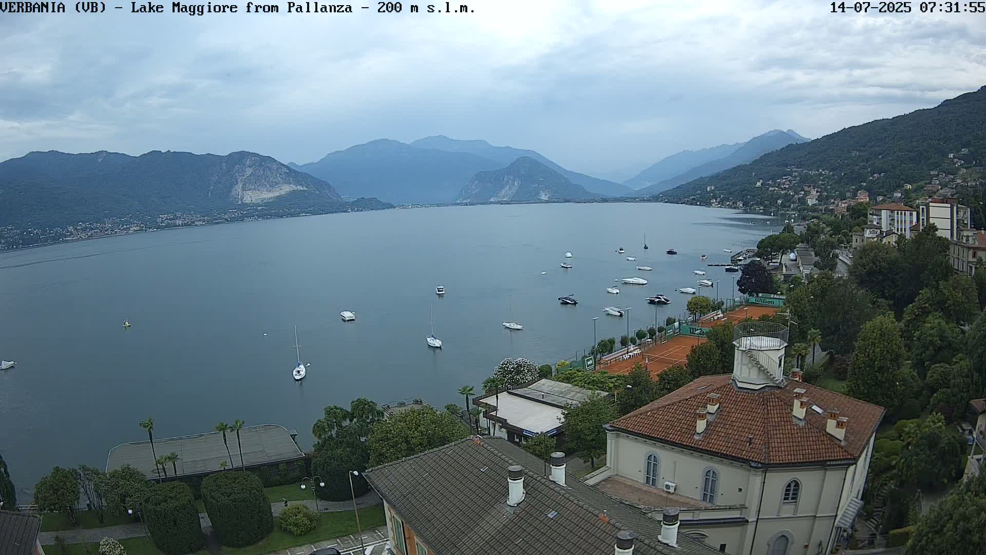 Verbania, Maggiore Lake Live Cam - Verbano-Cusio-Ossola, Piedmont, Italy