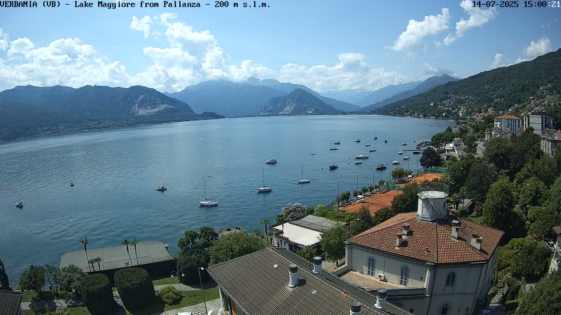 Verbania, Maggiore Lake Live Cam - Verbano-Cusio-Ossola, Piedmont, Italy