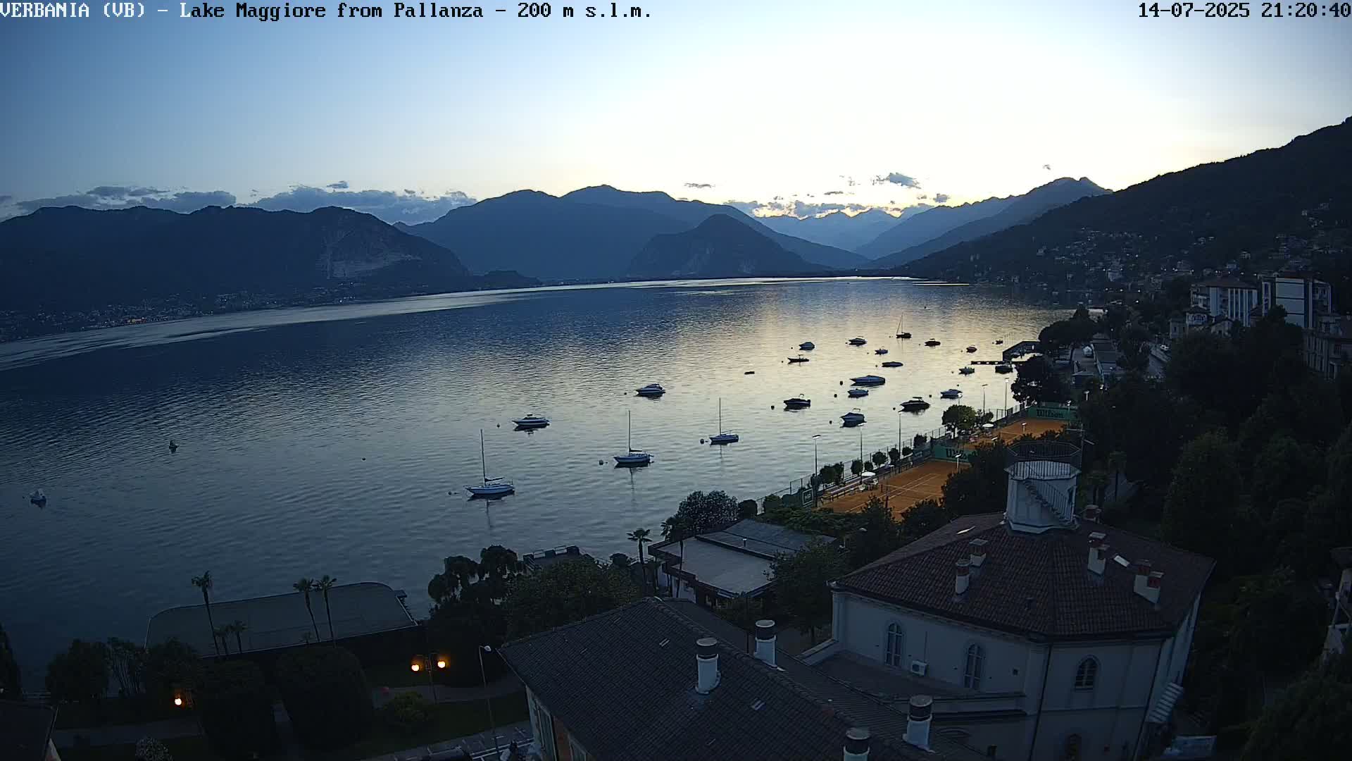 Verbania, Maggiore Lake Live Cam - Verbano-Cusio-Ossola, Piedmont, Italy