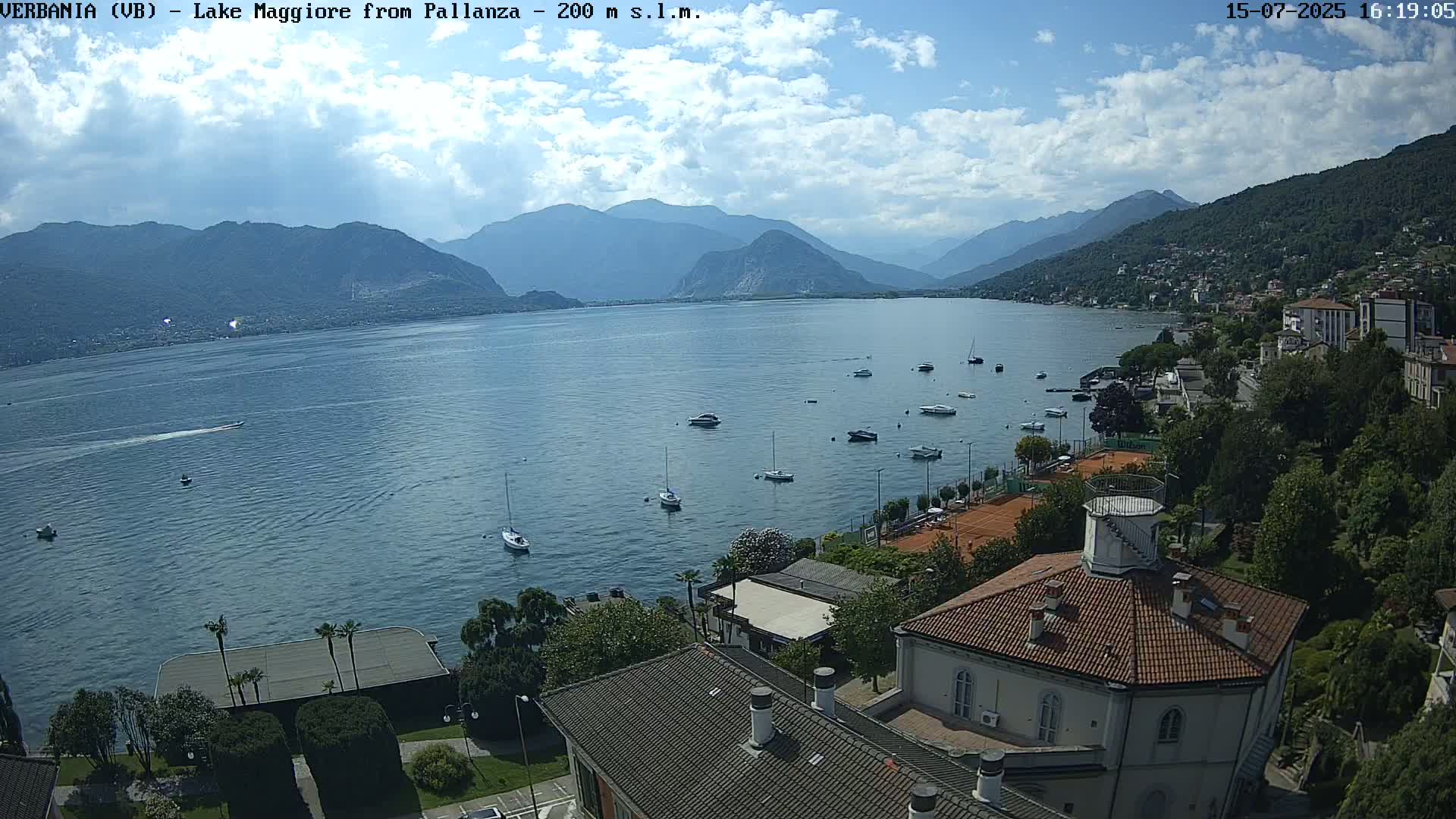 Verbania, Maggiore Lake Live Cam - Verbano-Cusio-Ossola, Piedmont, Italy