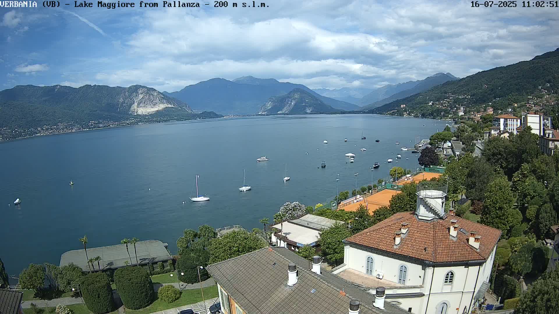 Verbania, Maggiore Lake Live Cam - Verbano-Cusio-Ossola, Piedmont, Italy