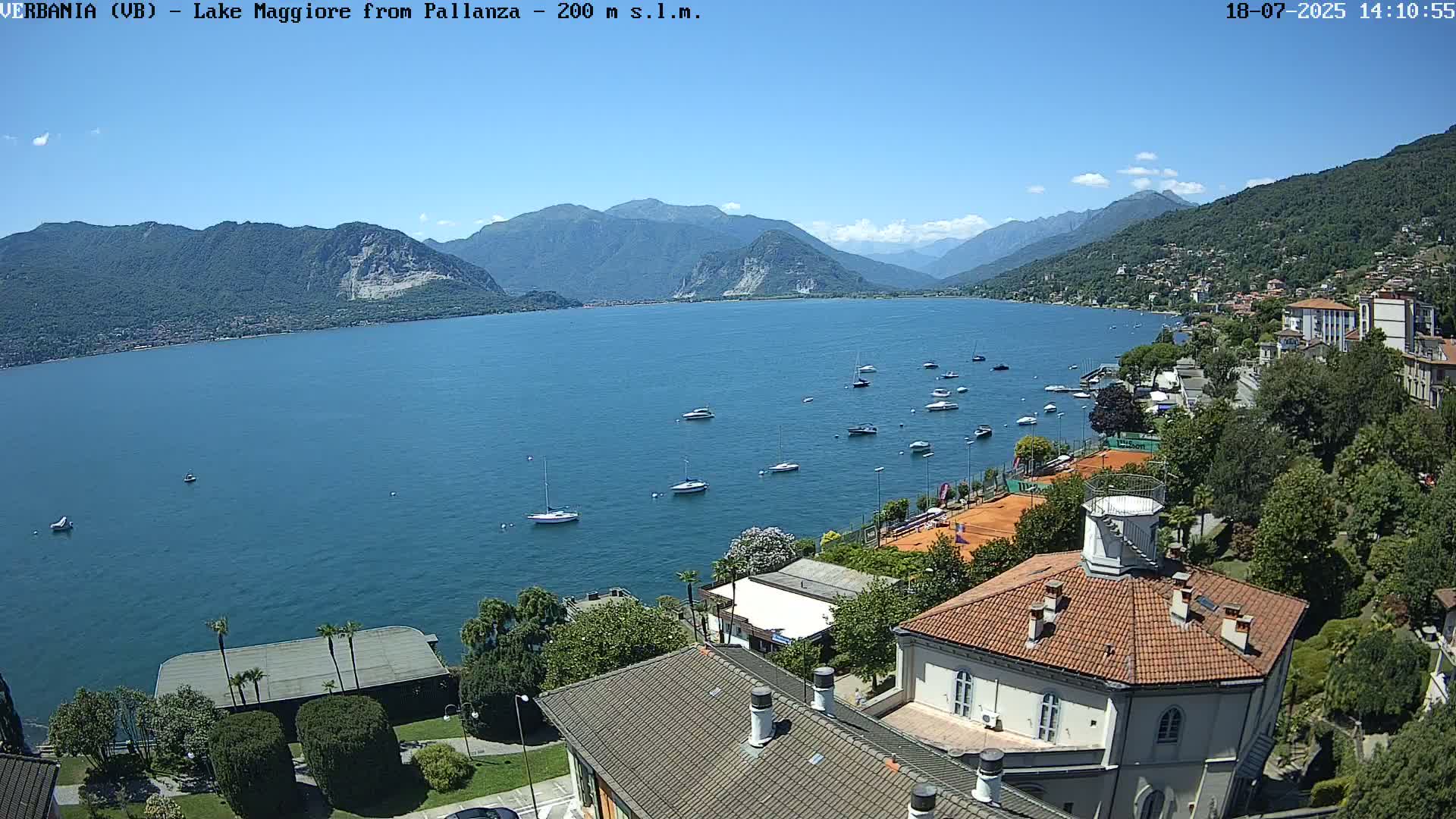 Verbania, Maggiore Lake Live Cam - Verbano-Cusio-Ossola, Piedmont, Italy