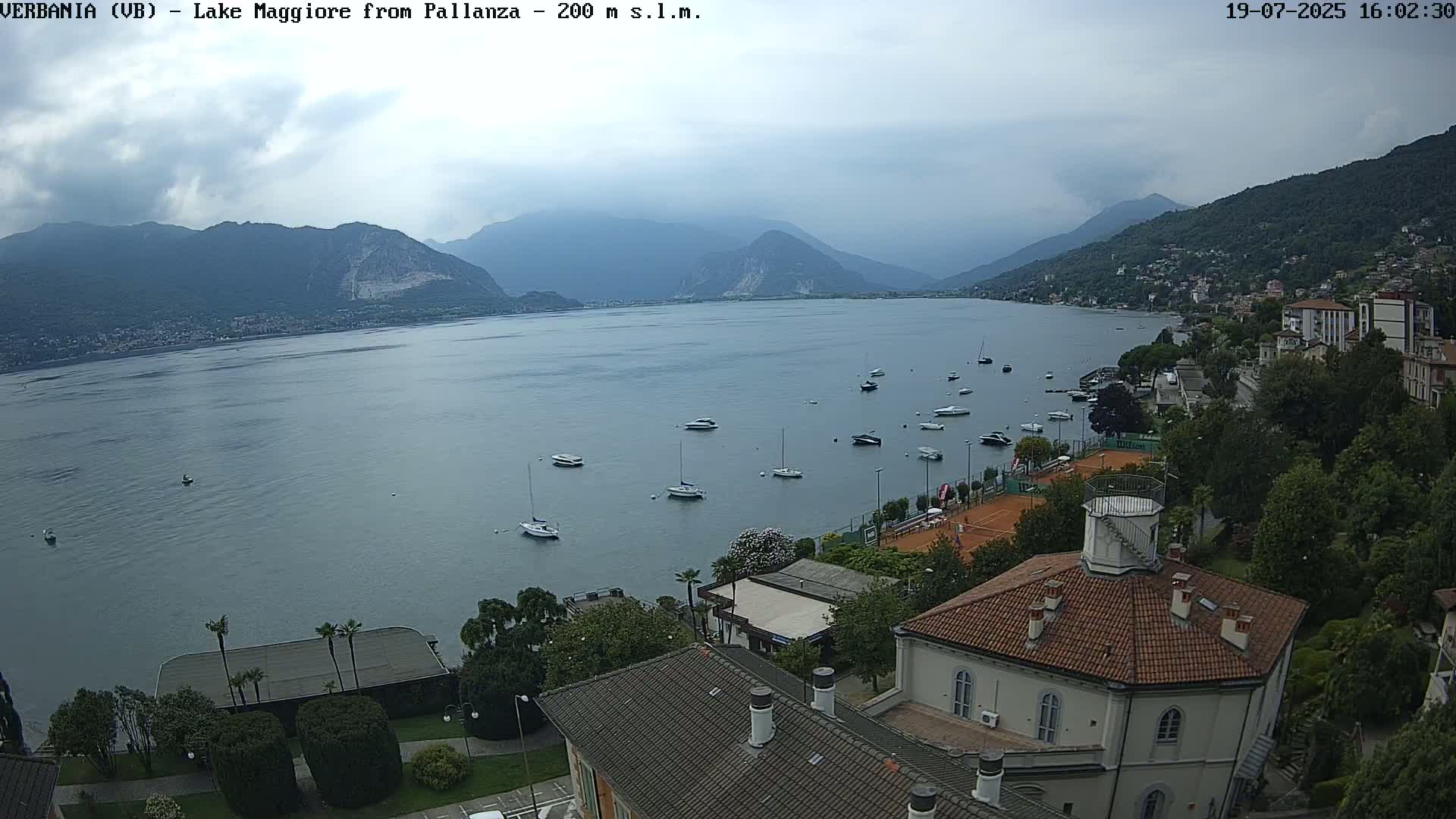 Verbania, Maggiore Lake Live Cam - Verbano-Cusio-Ossola, Piedmont, Italy