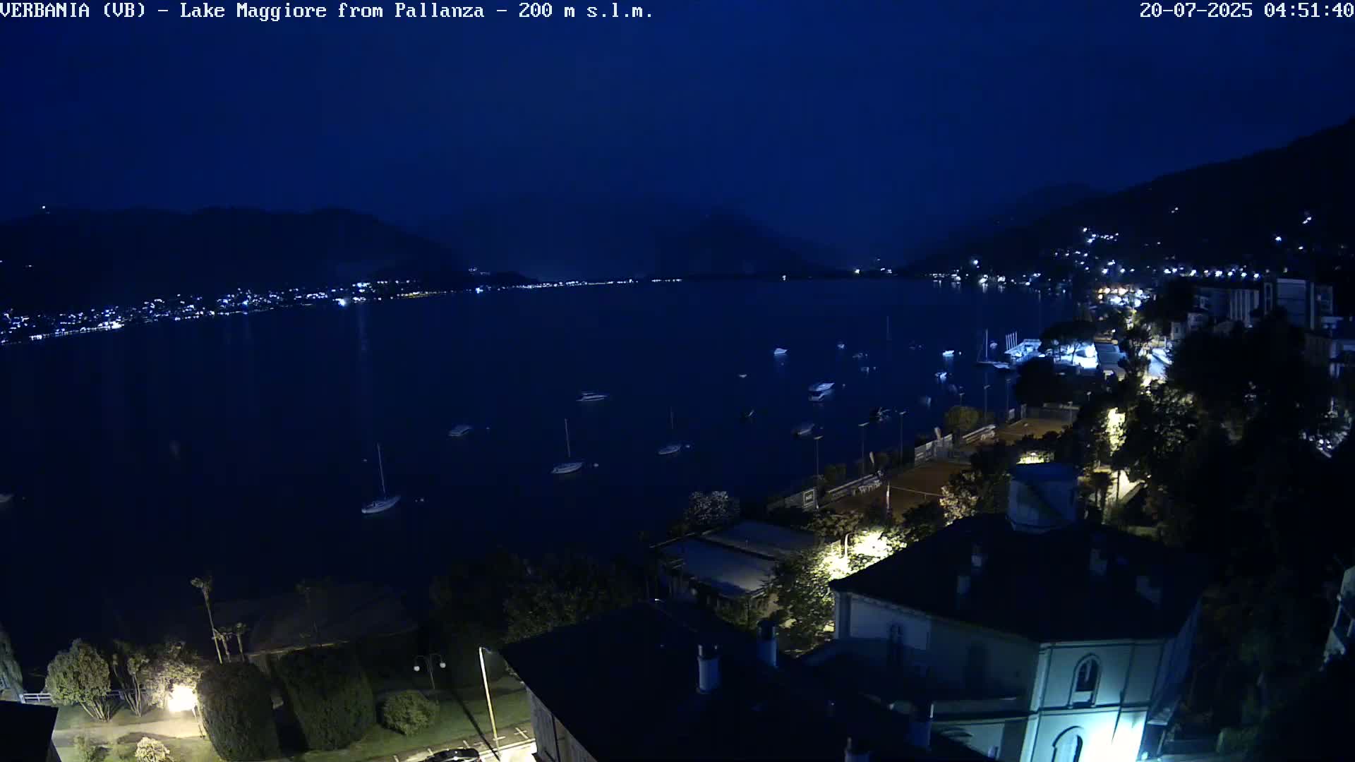 Verbania, Maggiore Lake Live Cam - Verbano-Cusio-Ossola, Piedmont, Italy