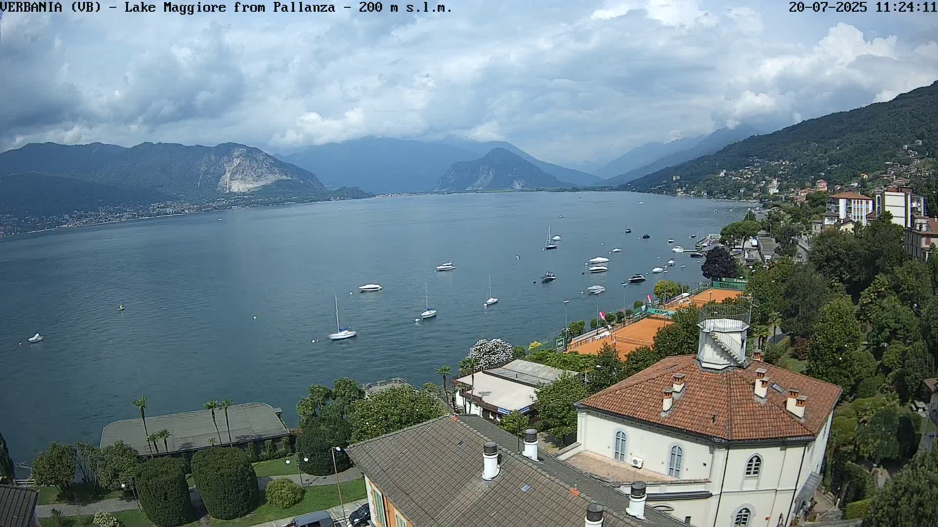 Verbania, Maggiore Lake Live Cam - Verbano-Cusio-Ossola, Piedmont, Italy