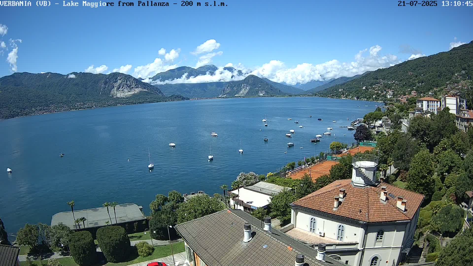 Verbania, Maggiore Lake Live Cam - Verbano-Cusio-Ossola, Piedmont, Italy