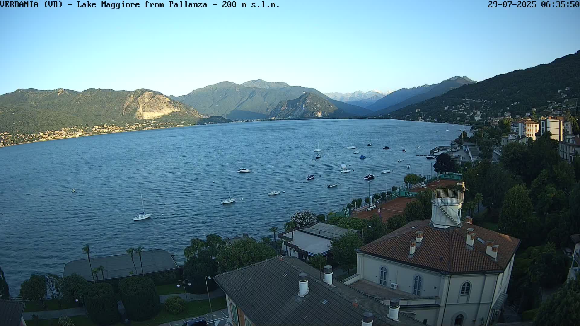 Verbania, Maggiore Lake Live Cam - Verbano-Cusio-Ossola, Piedmont, Italy