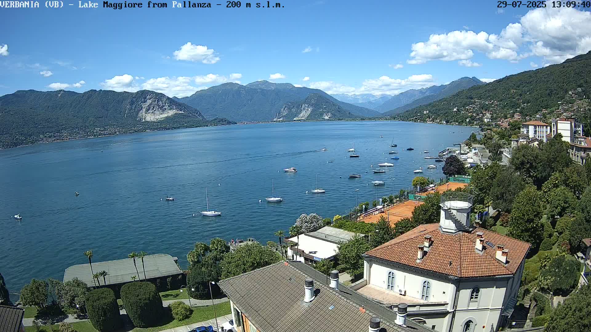 Verbania, Maggiore Lake Live Cam - Verbano-Cusio-Ossola, Piedmont, Italy