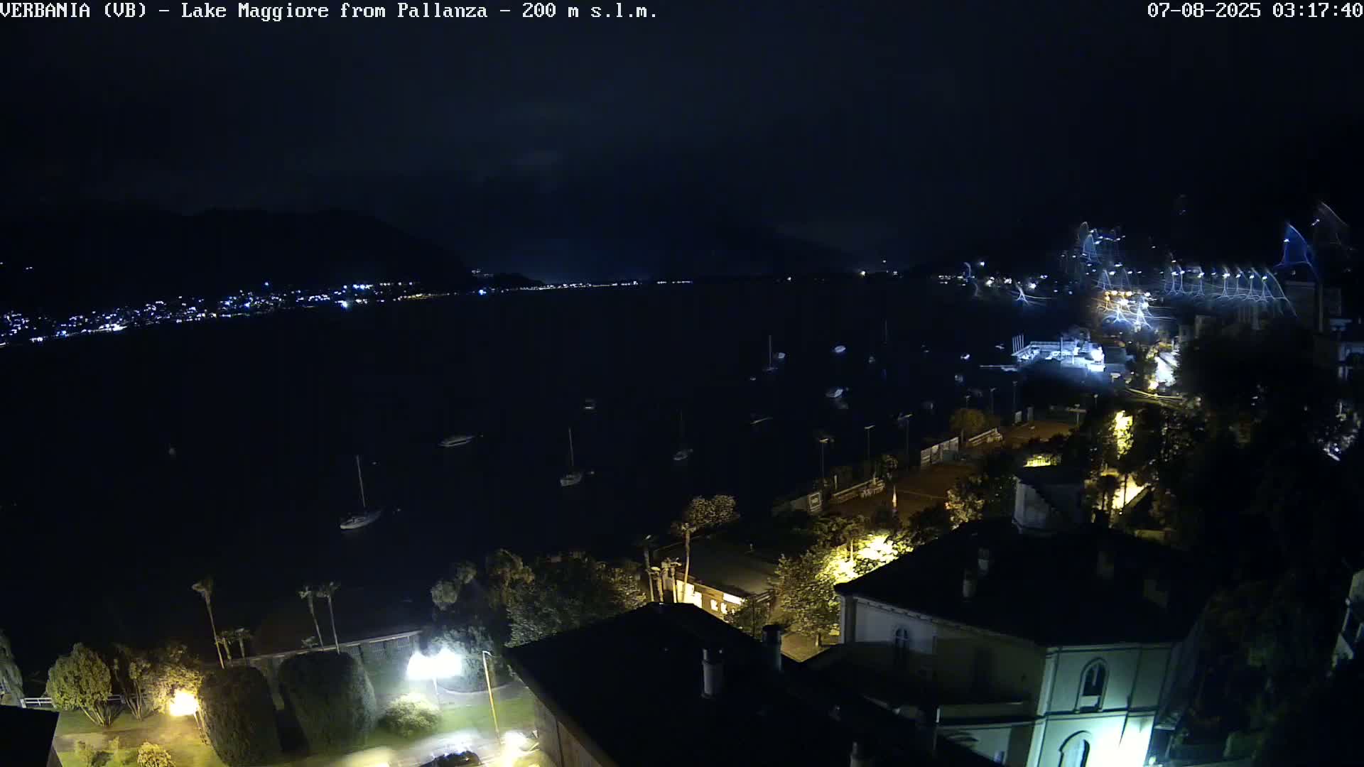 Verbania, Maggiore Lake Live Cam - Verbano-Cusio-Ossola, Piedmont, Italy