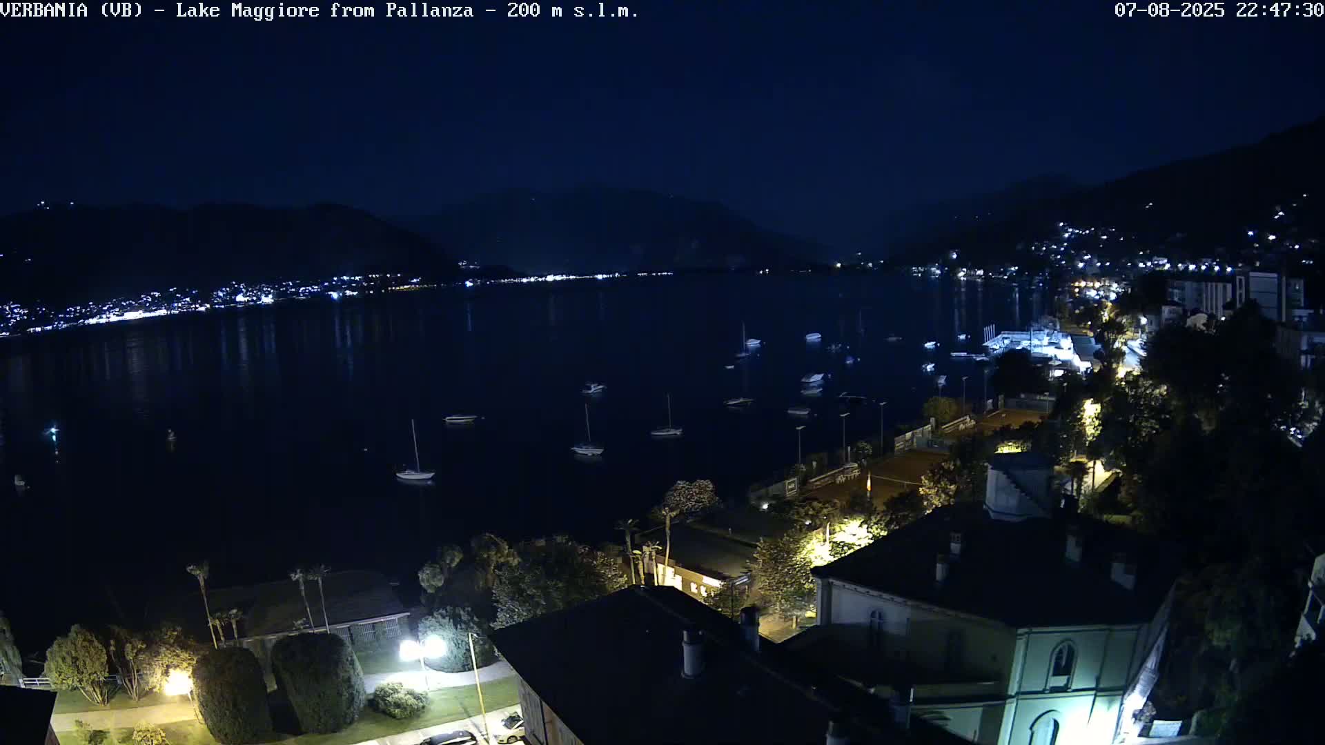 Verbania, Maggiore Lake Live Cam - Verbano-Cusio-Ossola, Piedmont, Italy