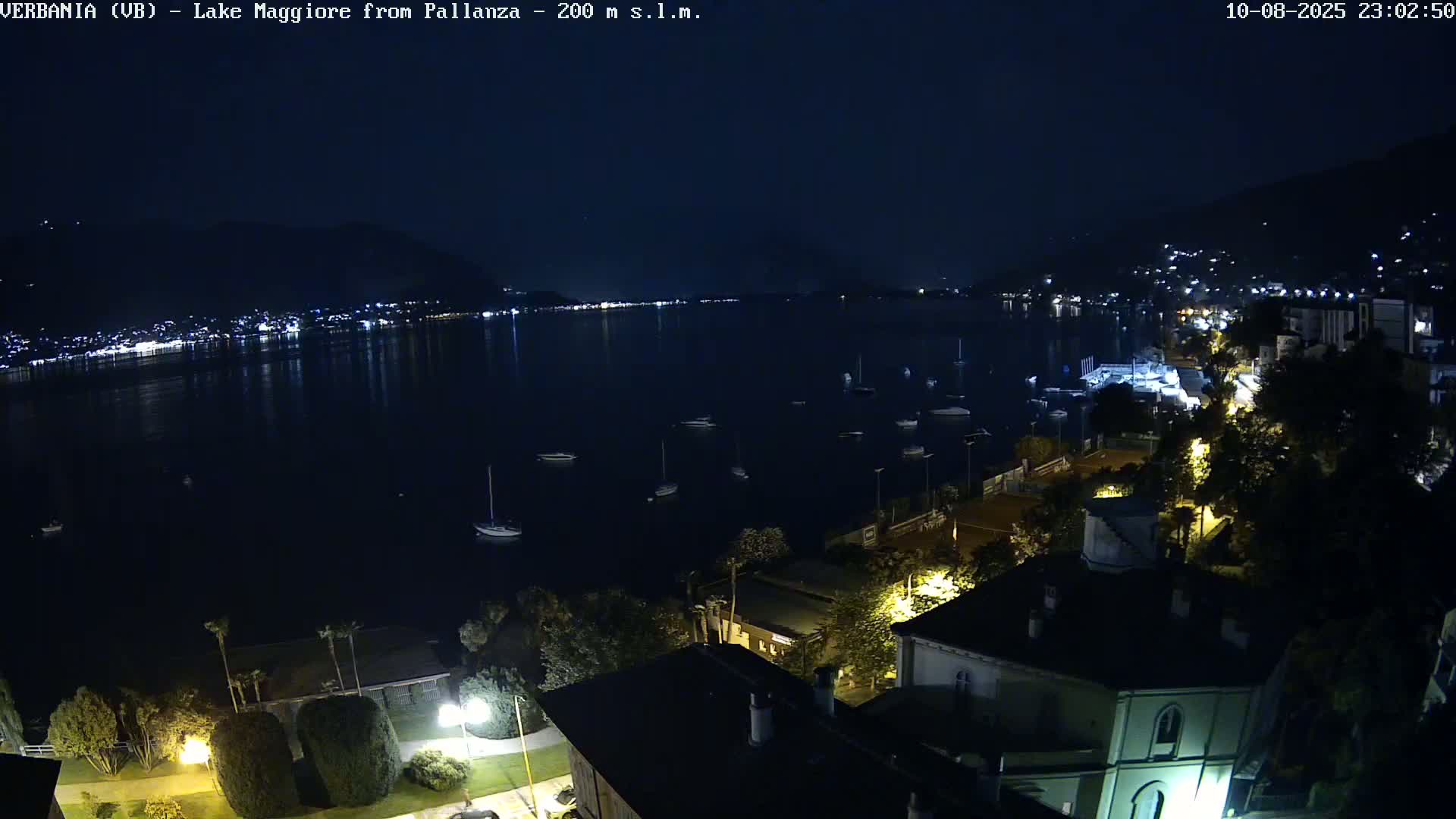 Verbania, Maggiore Lake Live Cam - Verbano-Cusio-Ossola, Piedmont, Italy