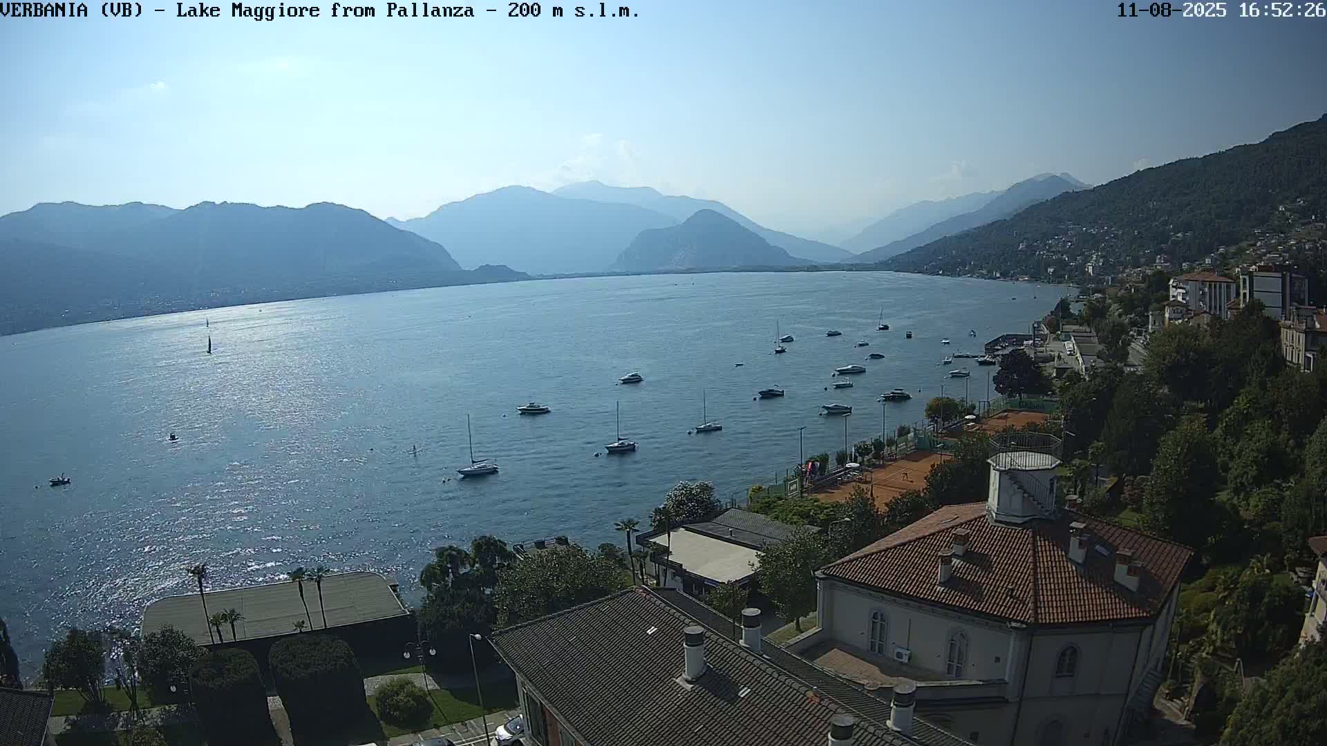 Verbania, Maggiore Lake Live Cam - Verbano-Cusio-Ossola, Piedmont, Italy