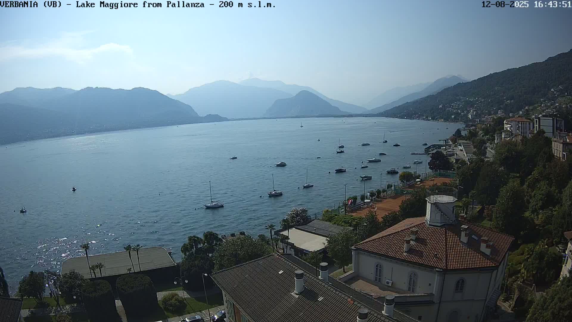 Verbania, Maggiore Lake Live Cam - Verbano-Cusio-Ossola, Piedmont, Italy