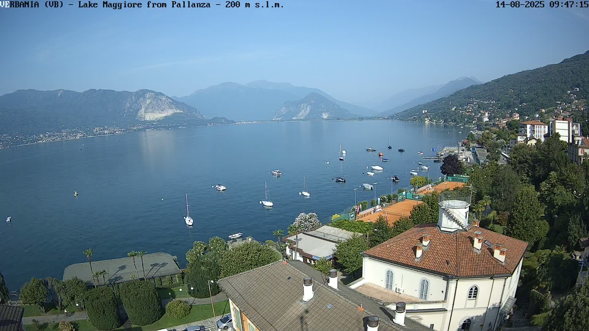 Verbania, Maggiore Lake Live Cam - Verbano-Cusio-Ossola, Piedmont, Italy