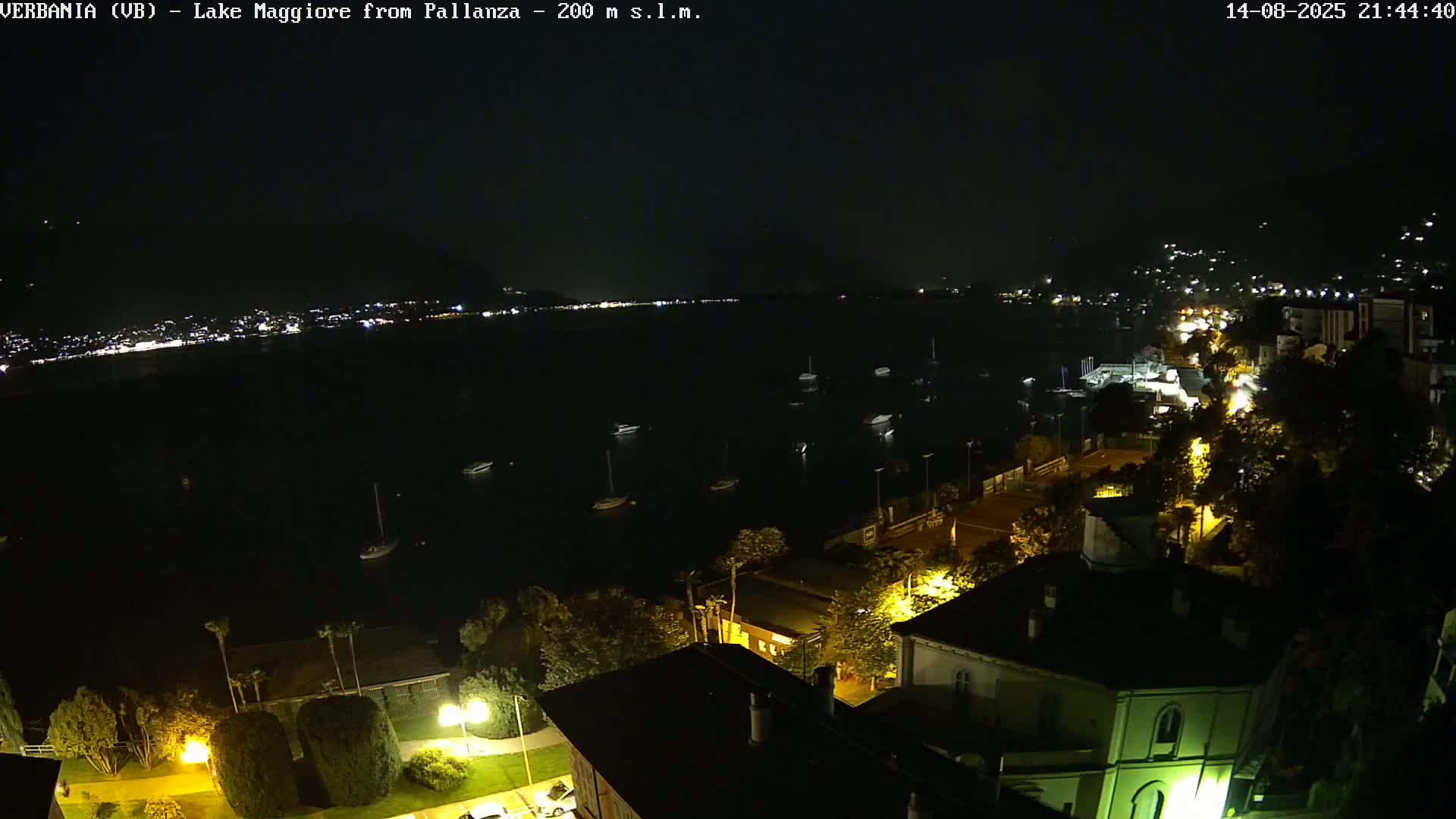 Verbania, Maggiore Lake Live Cam - Verbano-Cusio-Ossola, Piedmont, Italy