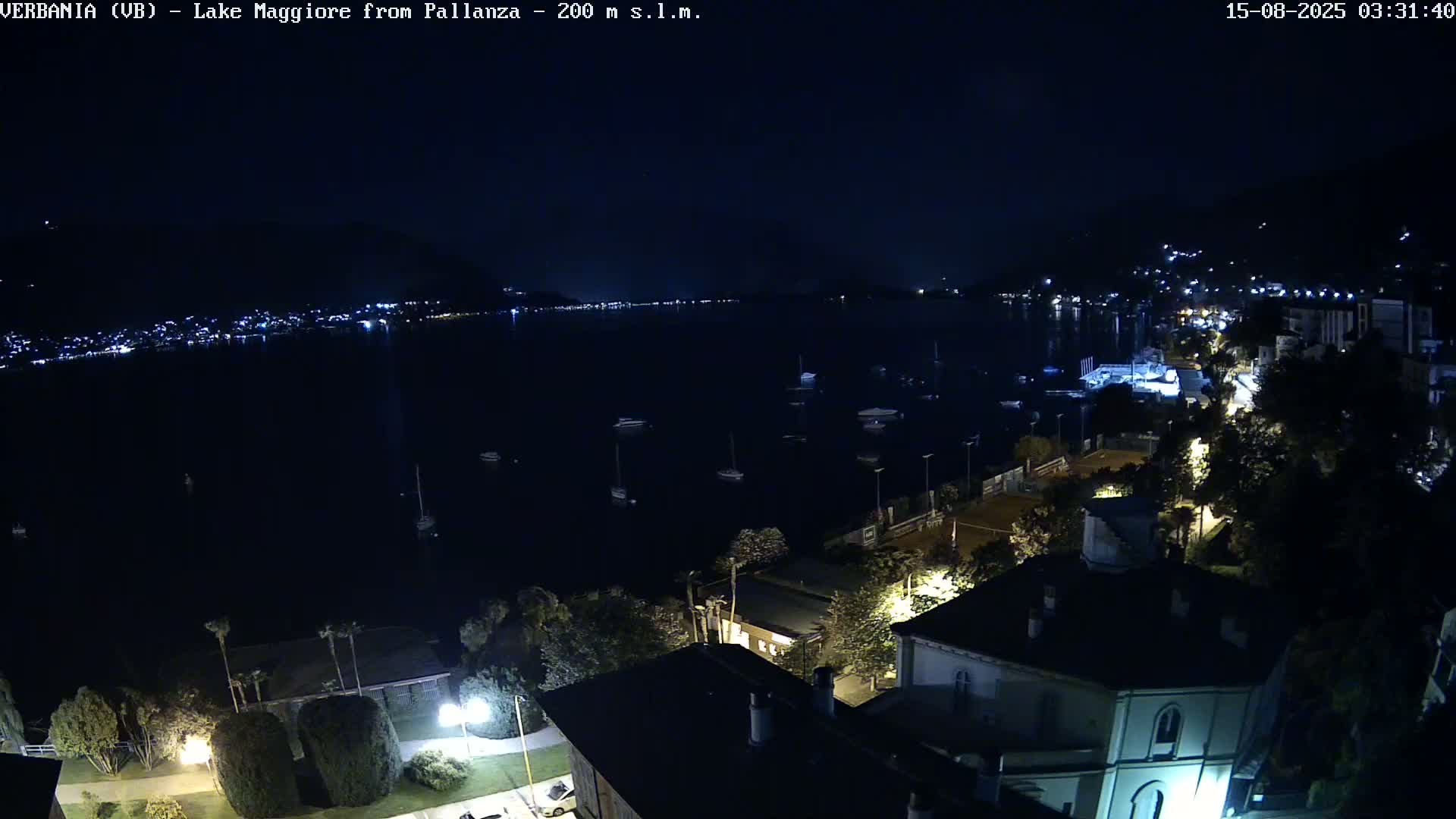 Verbania, Maggiore Lake Live Cam - Verbano-Cusio-Ossola, Piedmont, Italy