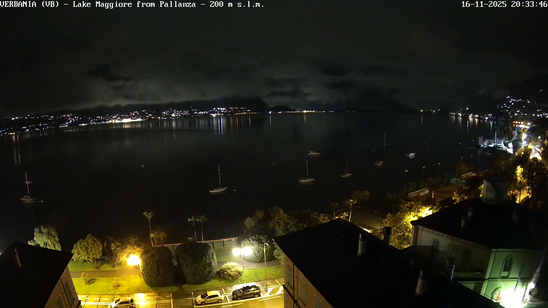 Verbania, Maggiore Lake Live Cam - Verbano-Cusio-Ossola, Piedmont, Italy