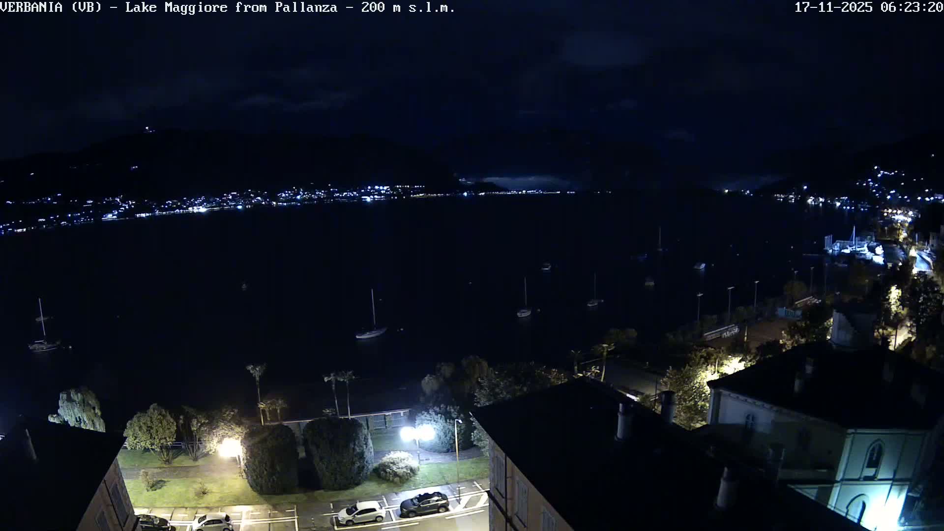 Verbania, Maggiore Lake Live Cam - Verbano-Cusio-Ossola, Piedmont, Italy