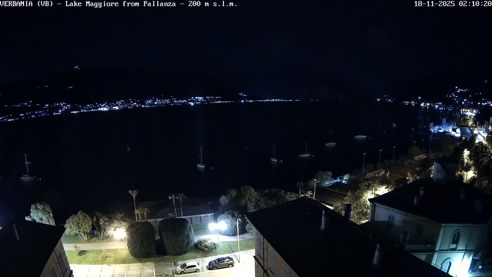 Verbania, Maggiore Lake Live Cam - Verbano-Cusio-Ossola, Piedmont, Italy
