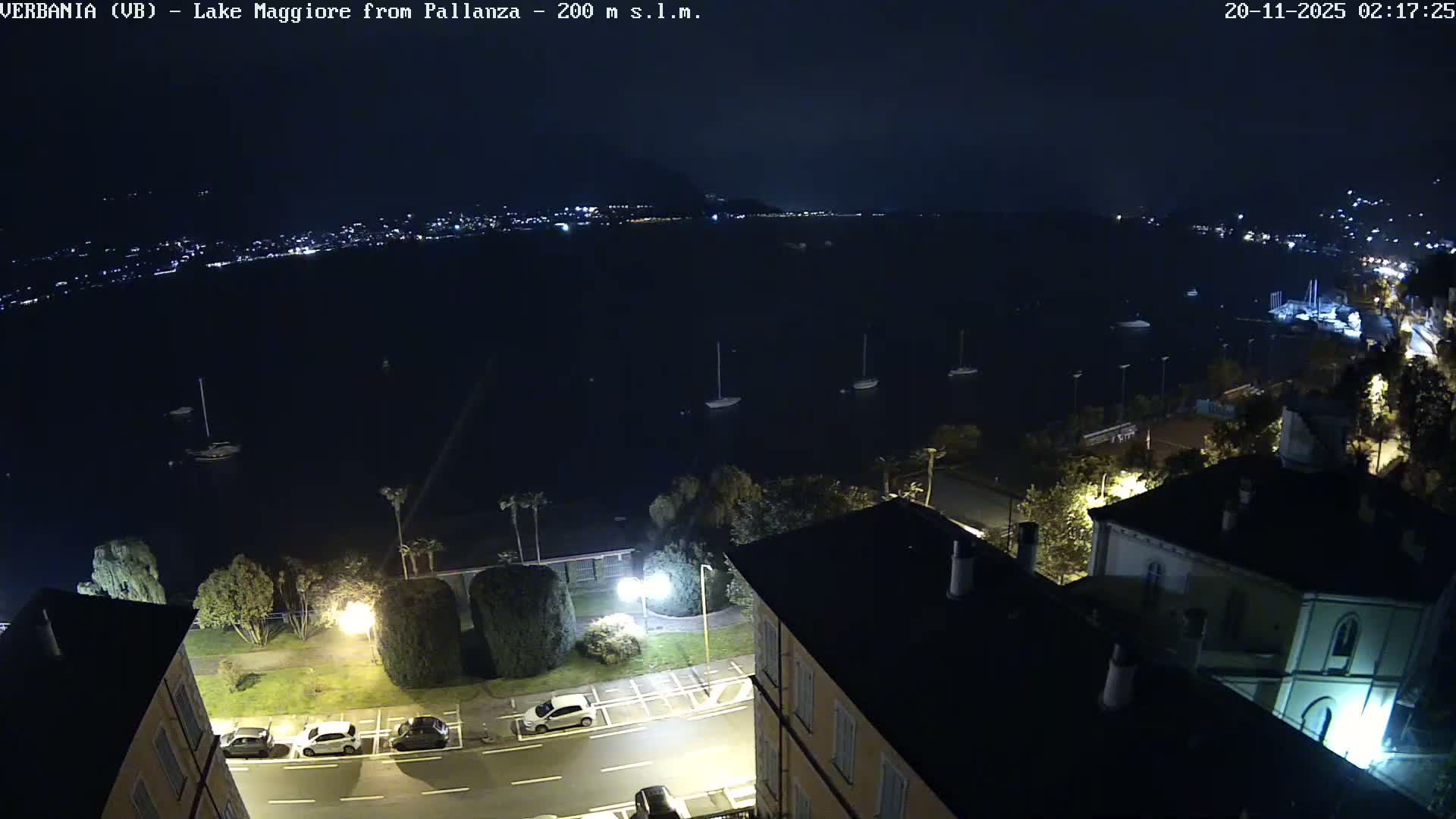 Verbania, Maggiore Lake Live Cam - Verbano-Cusio-Ossola, Piedmont, Italy