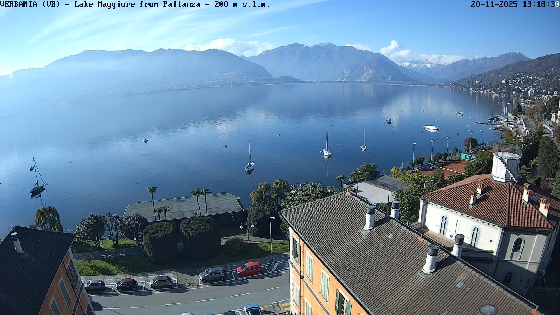 Verbania, Maggiore Lake Live Cam - Verbano-Cusio-Ossola, Piedmont, Italy