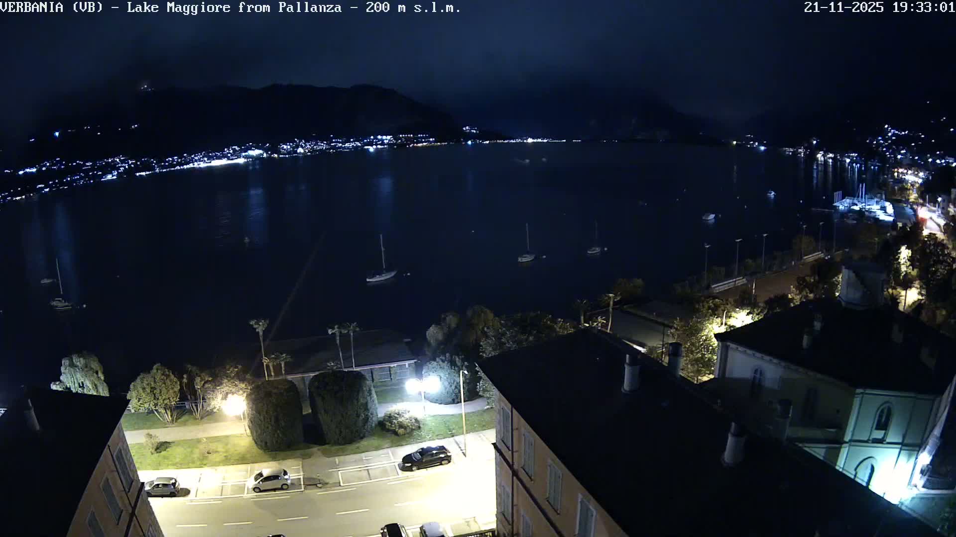 Verbania, Maggiore Lake Live Cam - Verbano-Cusio-Ossola, Piedmont, Italy