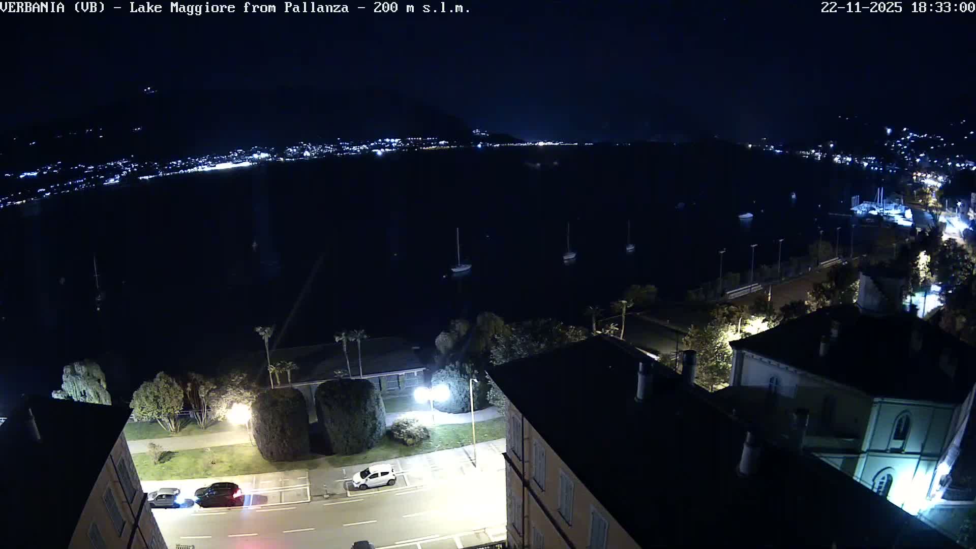 Verbania, Maggiore Lake Live Cam - Verbano-Cusio-Ossola, Piedmont, Italy