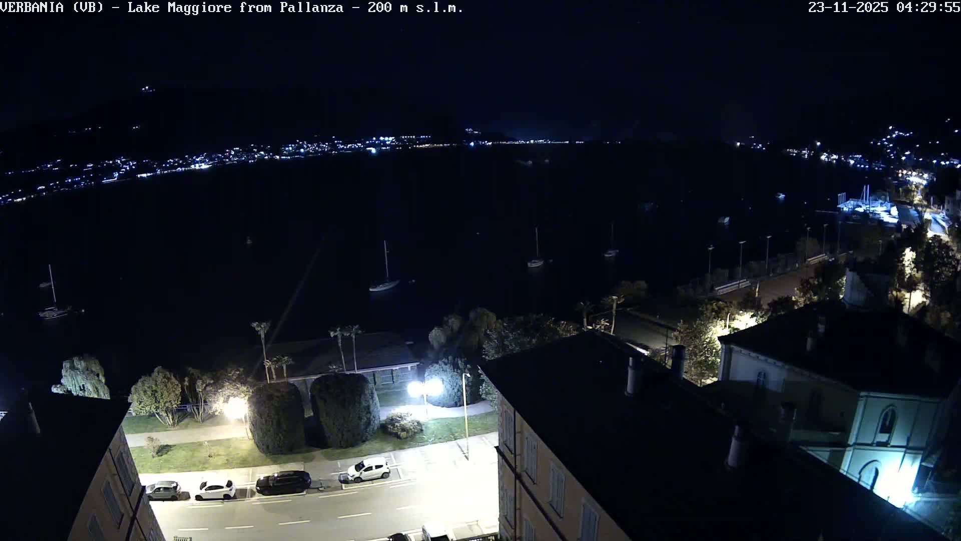 Verbania, Maggiore Lake Live Cam - Verbano-Cusio-Ossola, Piedmont, Italy