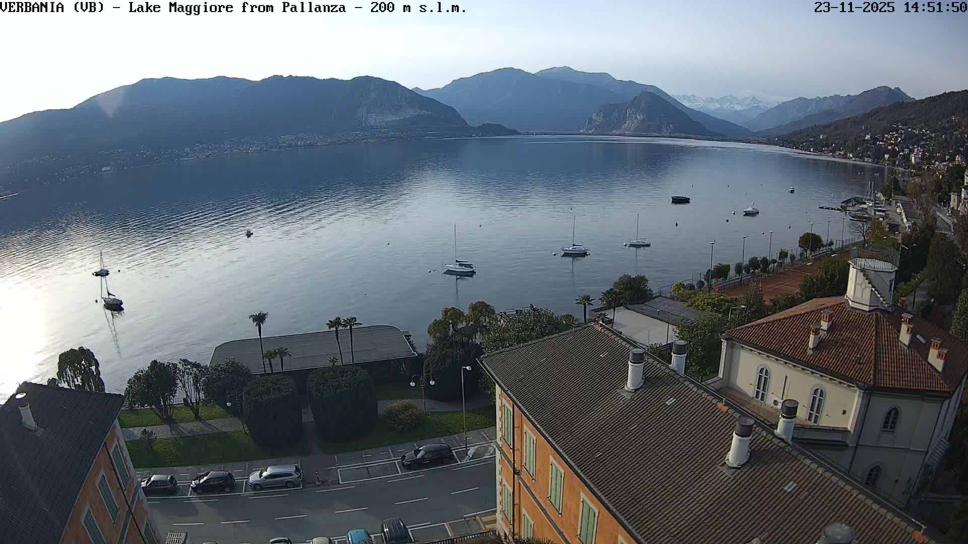 Verbania, Maggiore Lake Live Cam - Verbano-Cusio-Ossola, Piedmont, Italy