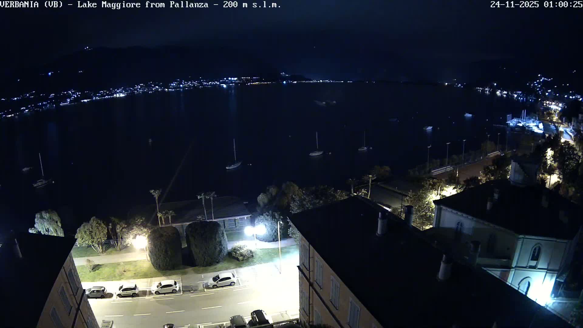 Verbania, Maggiore Lake Live Cam - Verbano-Cusio-Ossola, Piedmont, Italy