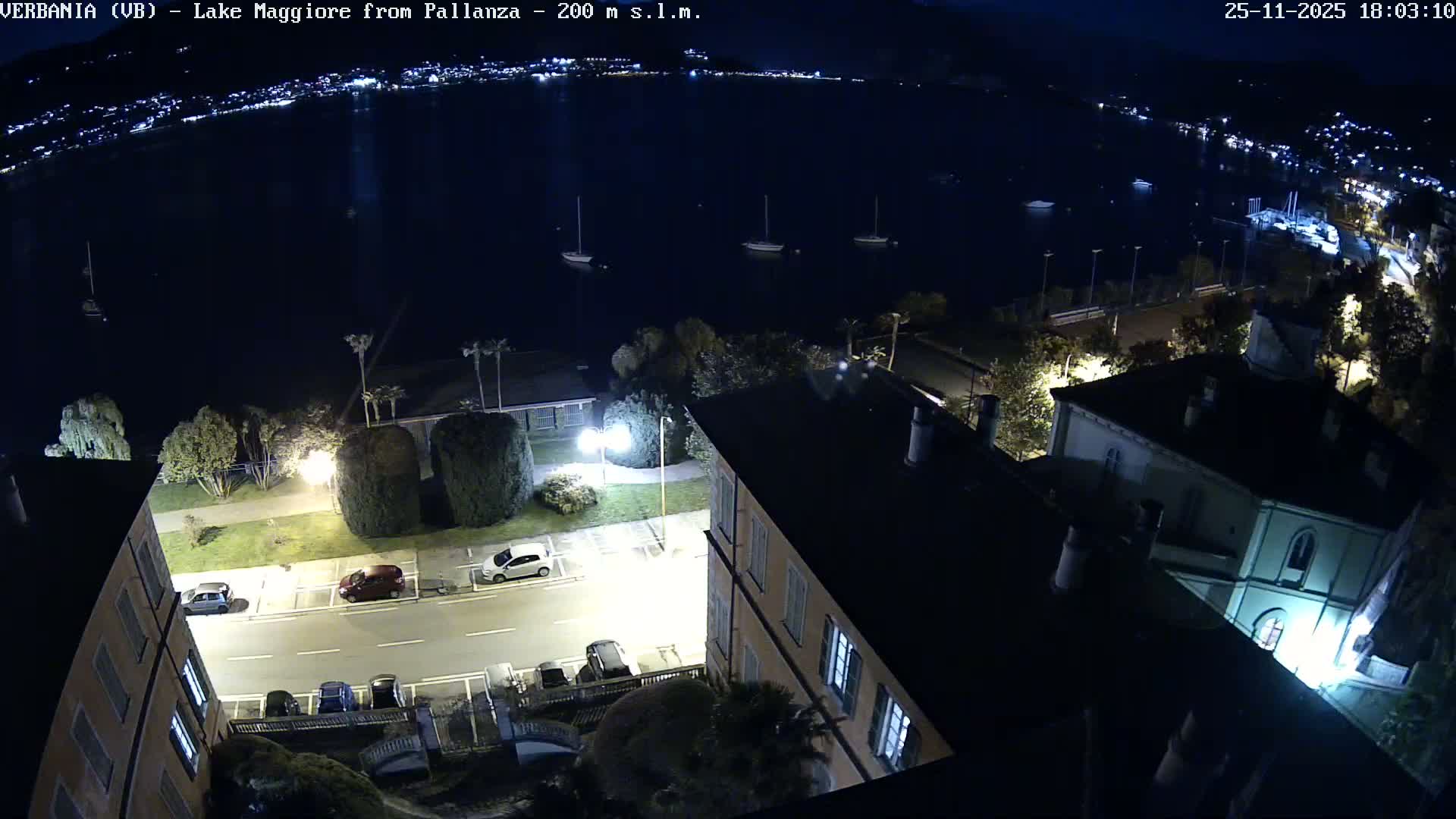 Verbania, Maggiore Lake Live Cam - Verbano-Cusio-Ossola, Piedmont, Italy