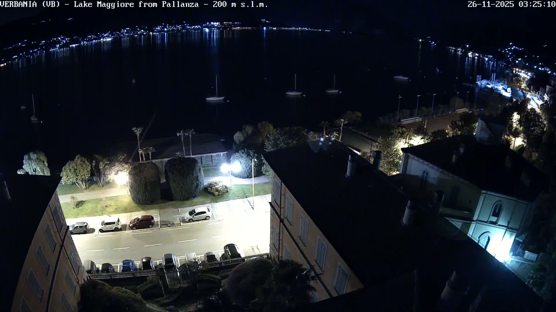 Verbania, Maggiore Lake Live Cam - Verbano-Cusio-Ossola, Piedmont, Italy