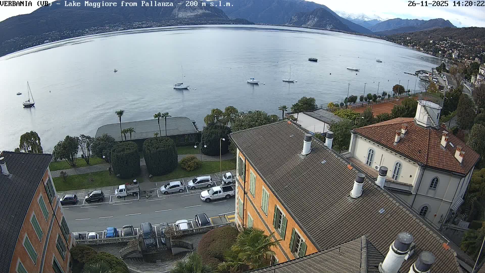 Verbania, Maggiore Lake Live Cam - Verbano-Cusio-Ossola, Piedmont, Italy