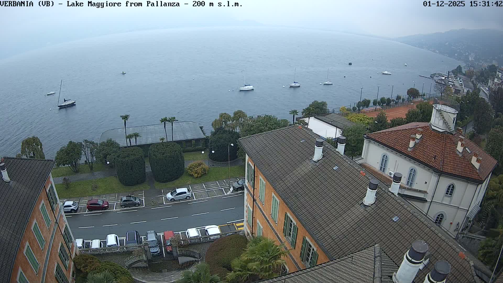 Verbania, Maggiore Lake Live Cam - Verbano-Cusio-Ossola, Piedmont, Italy