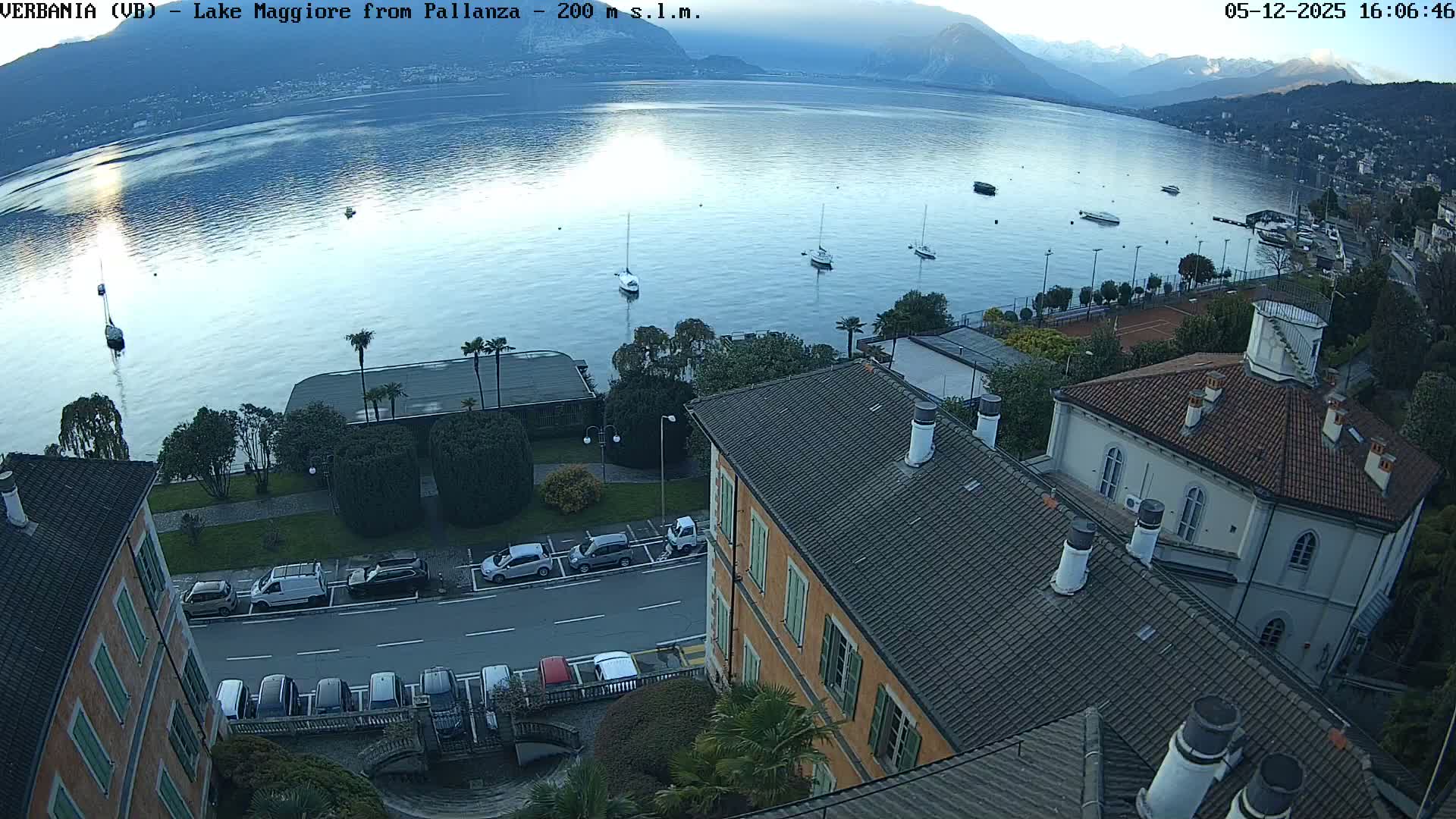 Verbania, Maggiore Lake Live Cam - Verbano-Cusio-Ossola, Piedmont, Italy