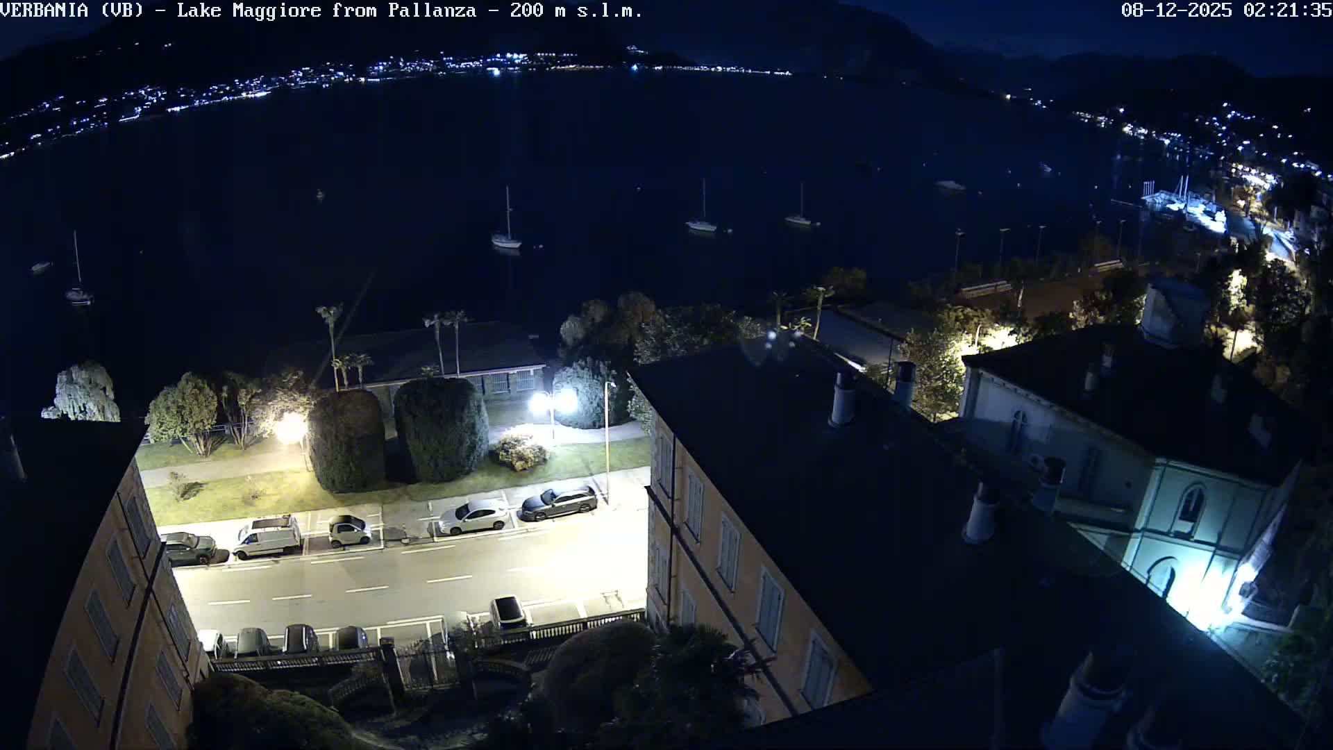 Verbania, Maggiore Lake Live Cam - Verbano-Cusio-Ossola, Piedmont, Italy