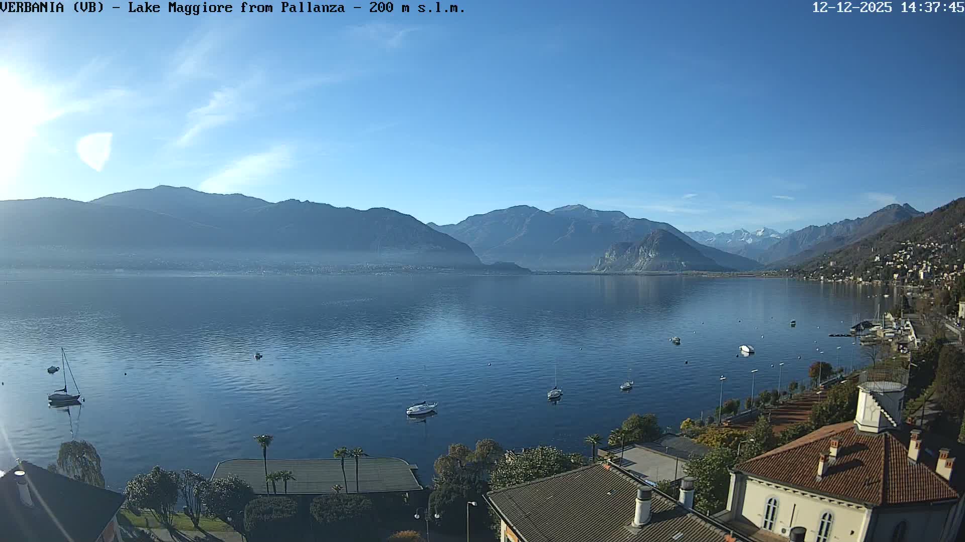 Verbania, Maggiore Lake Live Cam - Verbano-Cusio-Ossola, Piedmont, Italy