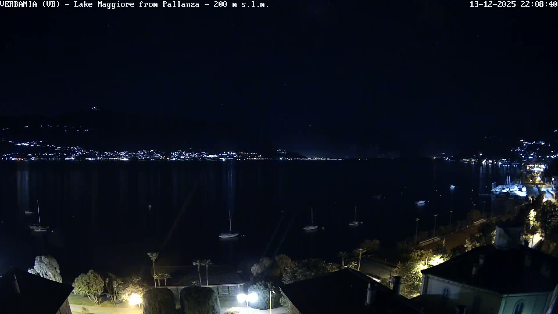 Verbania, Maggiore Lake Live Cam - Verbano-Cusio-Ossola, Piedmont, Italy