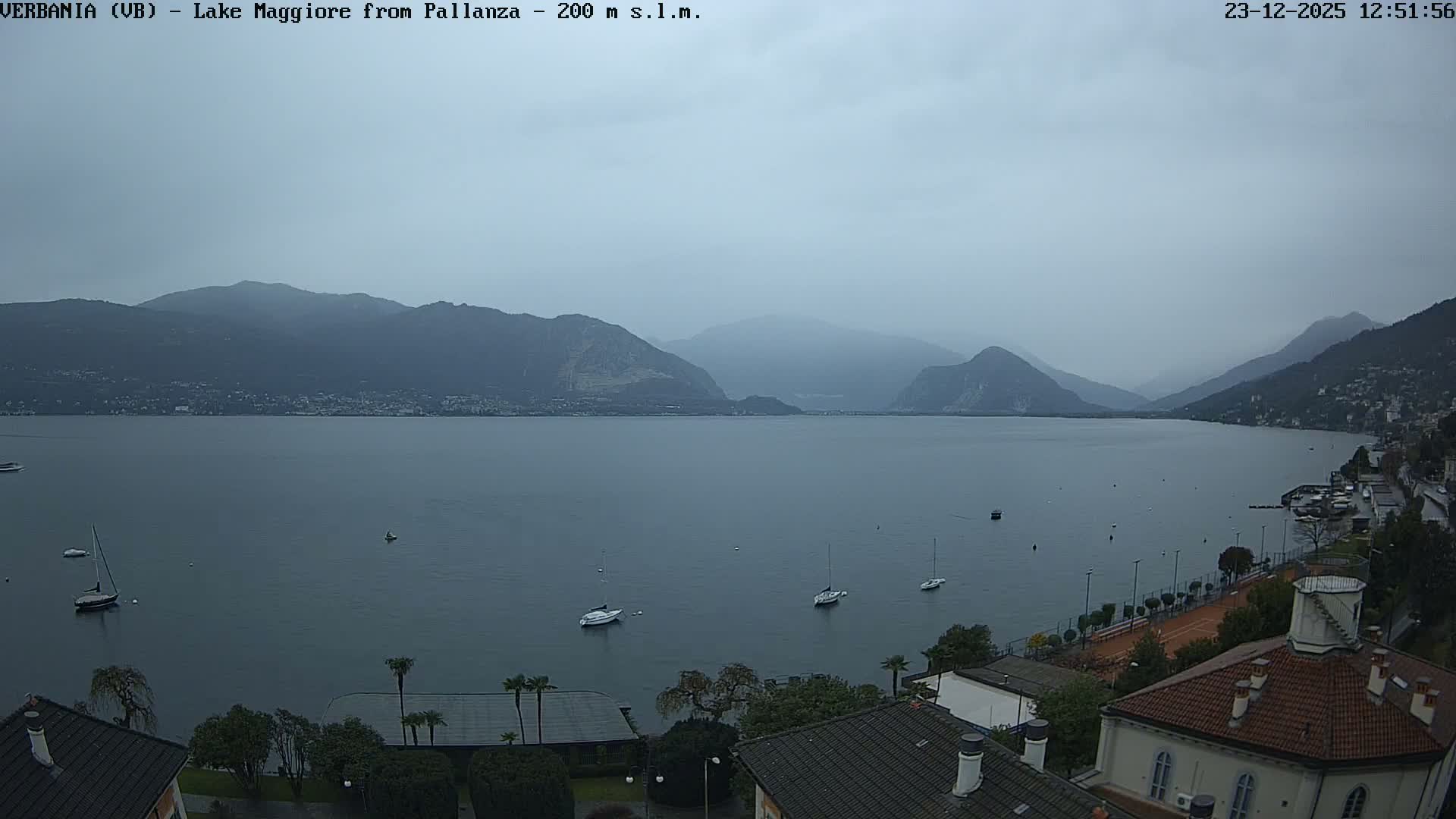 Verbania, Maggiore Lake Live Cam - Verbano-Cusio-Ossola, Piedmont, Italy