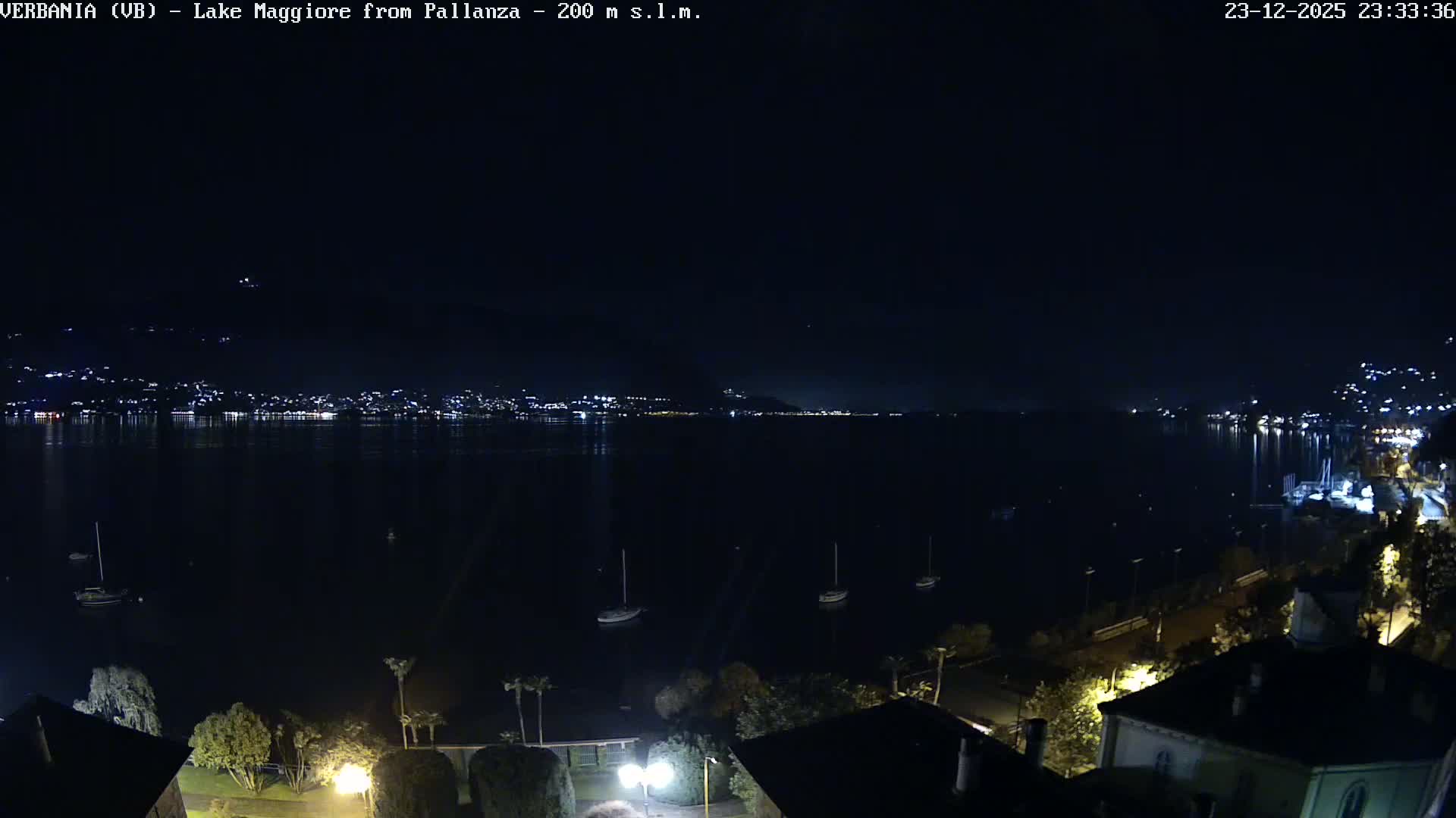 Verbania, Maggiore Lake Live Cam - Verbano-Cusio-Ossola, Piedmont, Italy