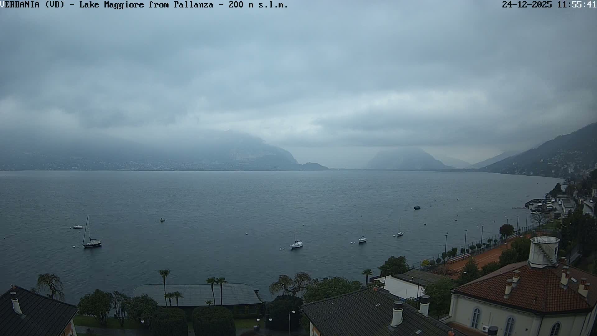 Verbania, Maggiore Lake Live Cam - Verbano-Cusio-Ossola, Piedmont, Italy