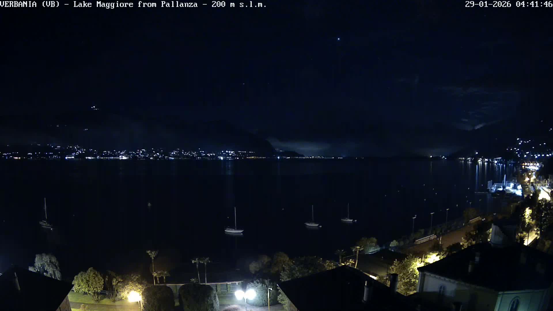 Verbania, Maggiore Lake Live Cam - Verbano-Cusio-Ossola, Piedmont, Italy