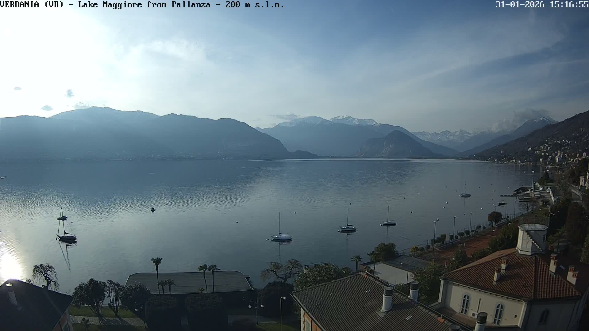 Verbania, Maggiore Lake Live Cam - Verbano-Cusio-Ossola, Piedmont, Italy