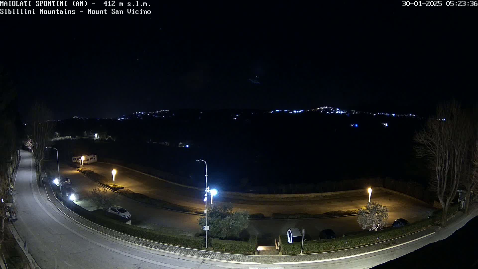 Mount Sibillini & San Vicino Live Cam - Maiolati Spontini, Marche, Italy