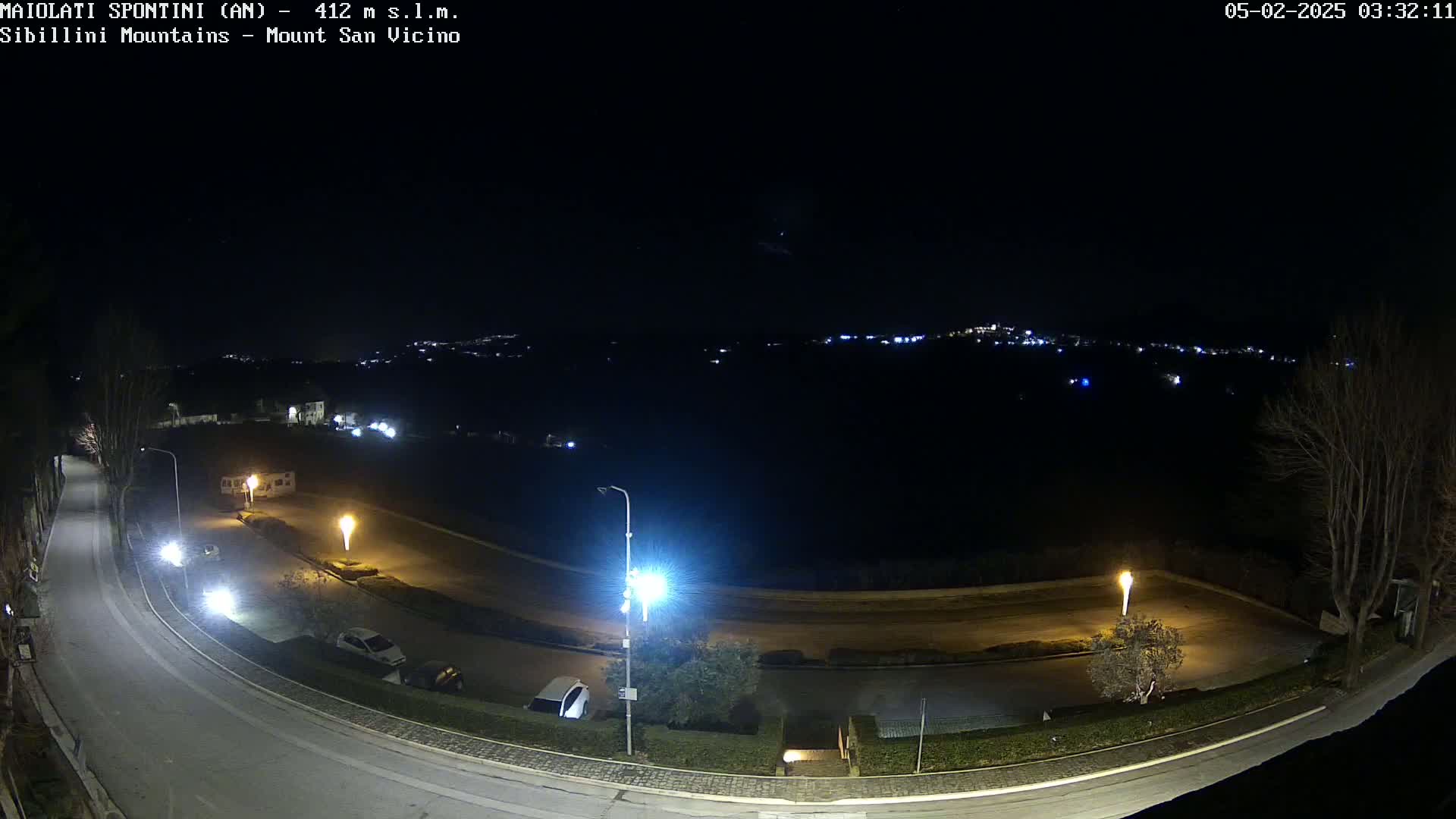 Mount Sibillini & San Vicino Live Cam - Maiolati Spontini, Marche, Italy