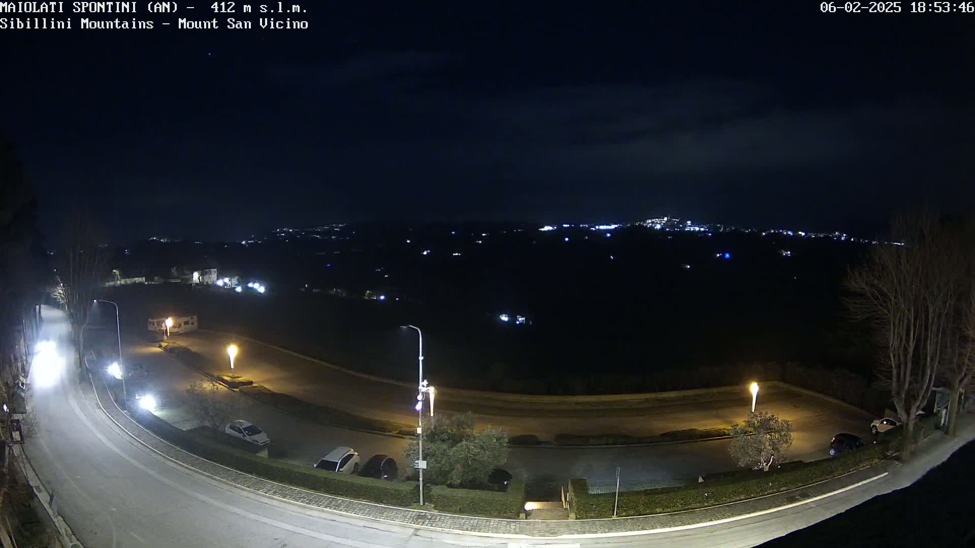 Mount Sibillini & San Vicino Live Cam - Maiolati Spontini, Marche, Italy